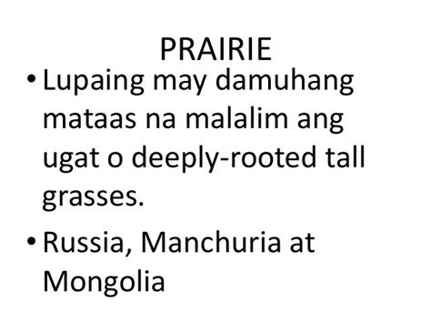 kahulugan ng prairie|Prairie in Tagalog .